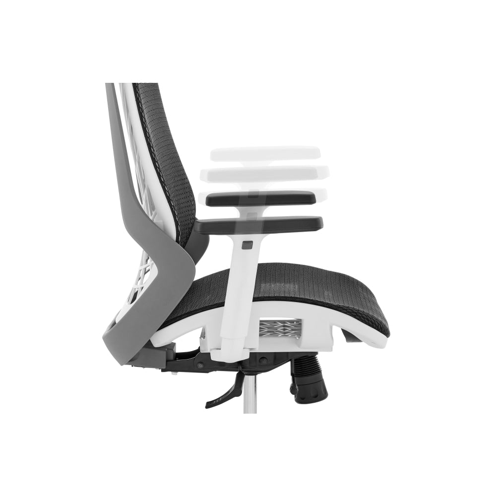 Elliot Office Computer Work Task Chair - White Frame Black Fast shipping On sale