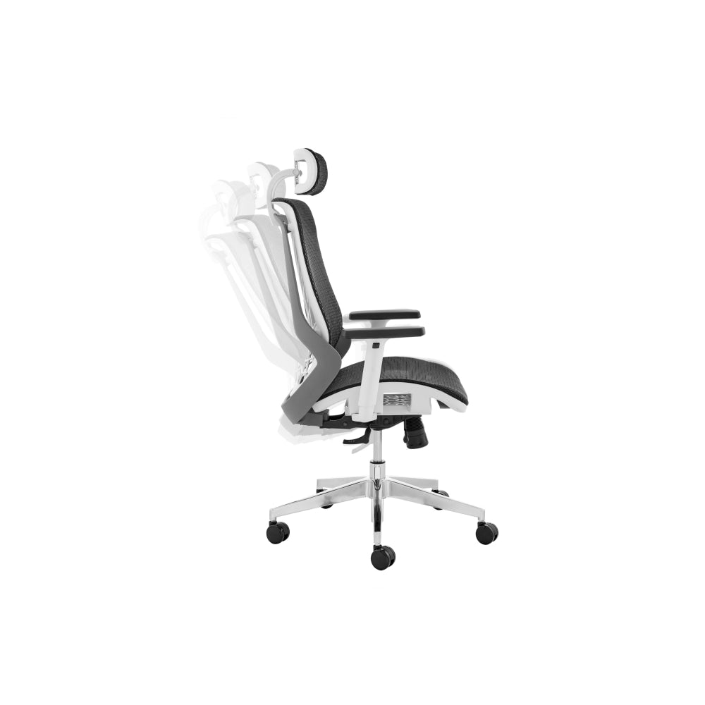 Elliot Office Computer Work Task Chair - White Frame Black Fast shipping On sale