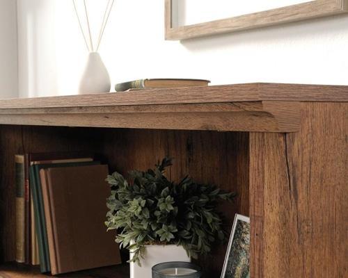 Emalie 3 - Shelf Display Bookcase - Vintage Oak Fast shipping On sale