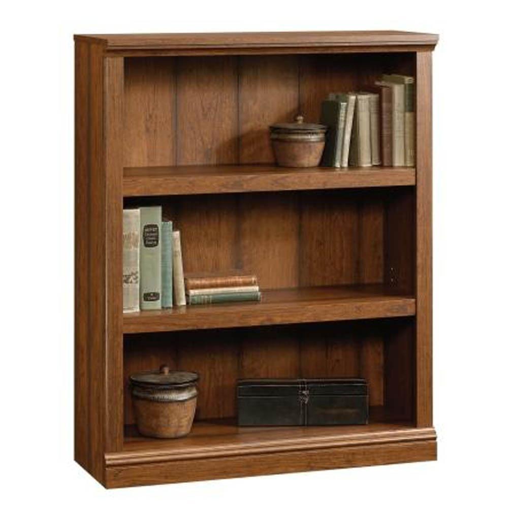 Emalie 3-Shelf Display Bookcase - Washington Cherry Fast shipping On sale