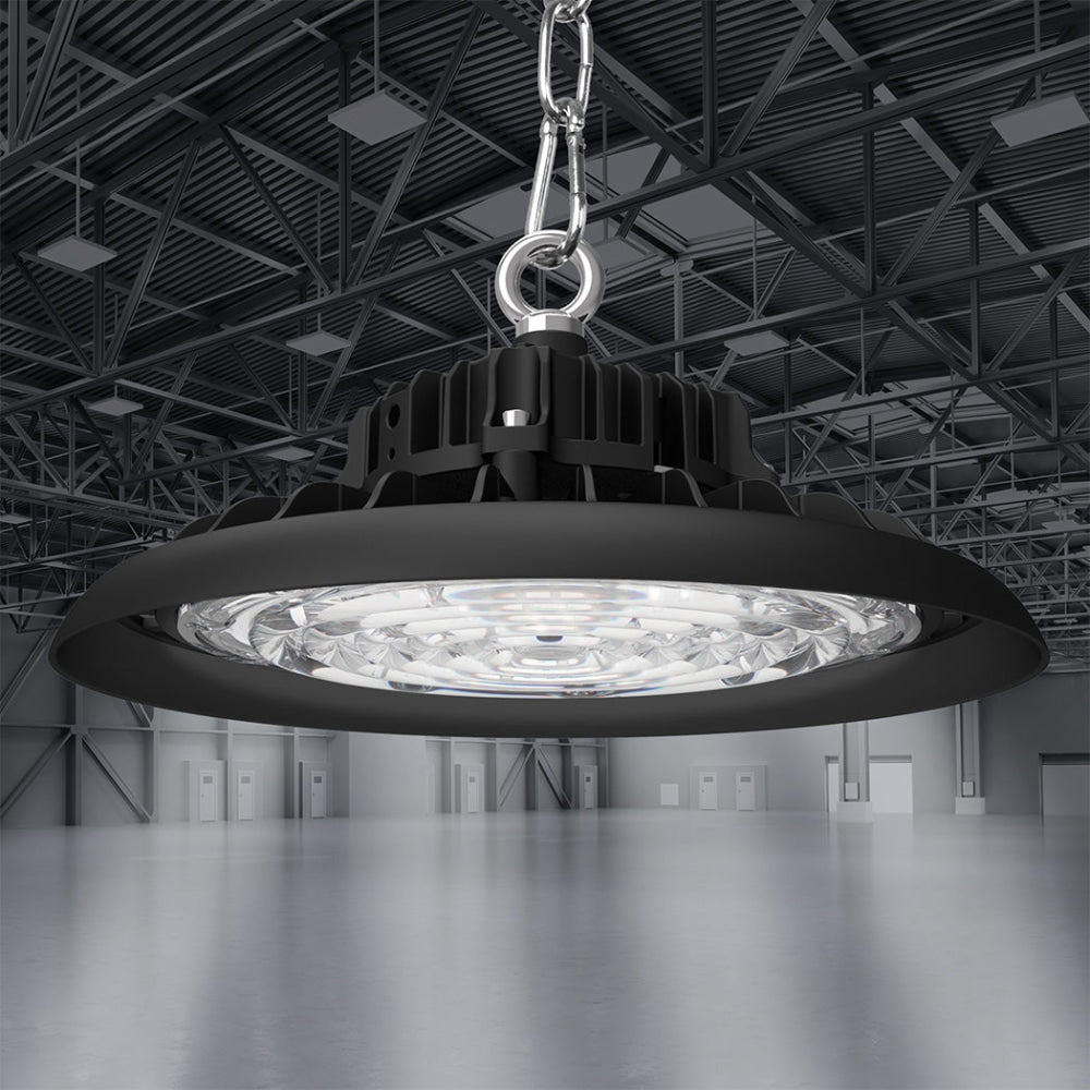 EMITTO 100W UFO High Bay LED Lights Shed Lamp Pendant Fast shipping On sale