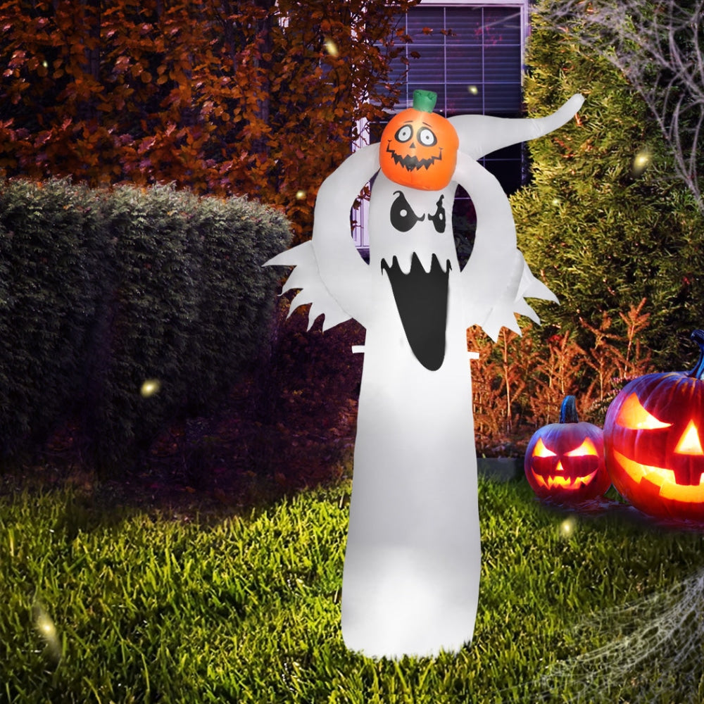 Emitto Halloween Inflatables LED Lights Blow Up Scary Ghost Party Outdoor Decor Fast shipping On sale