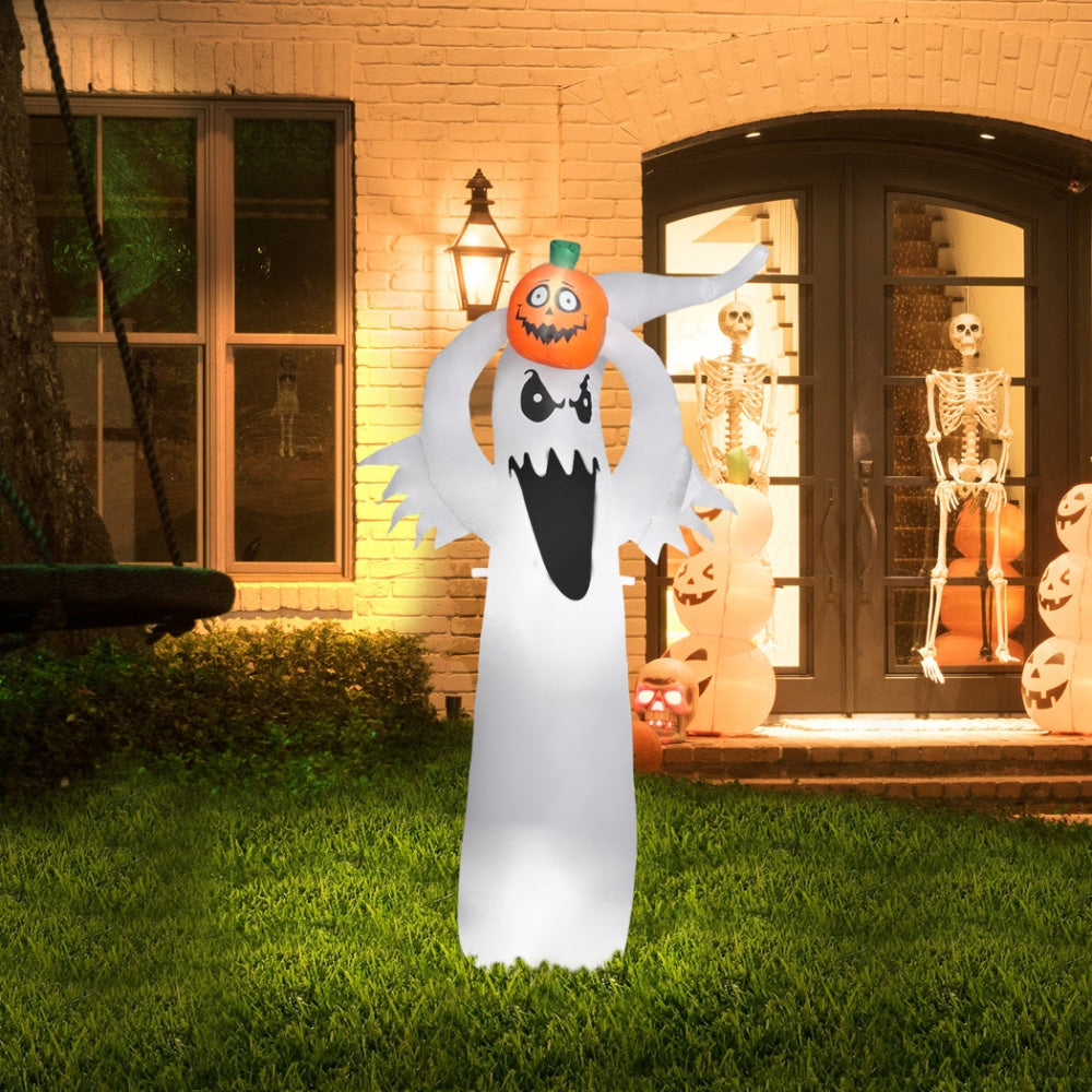 Emitto Halloween Inflatables LED Lights Blow Up Scary Ghost Party Outdoor Decor Fast shipping On sale
