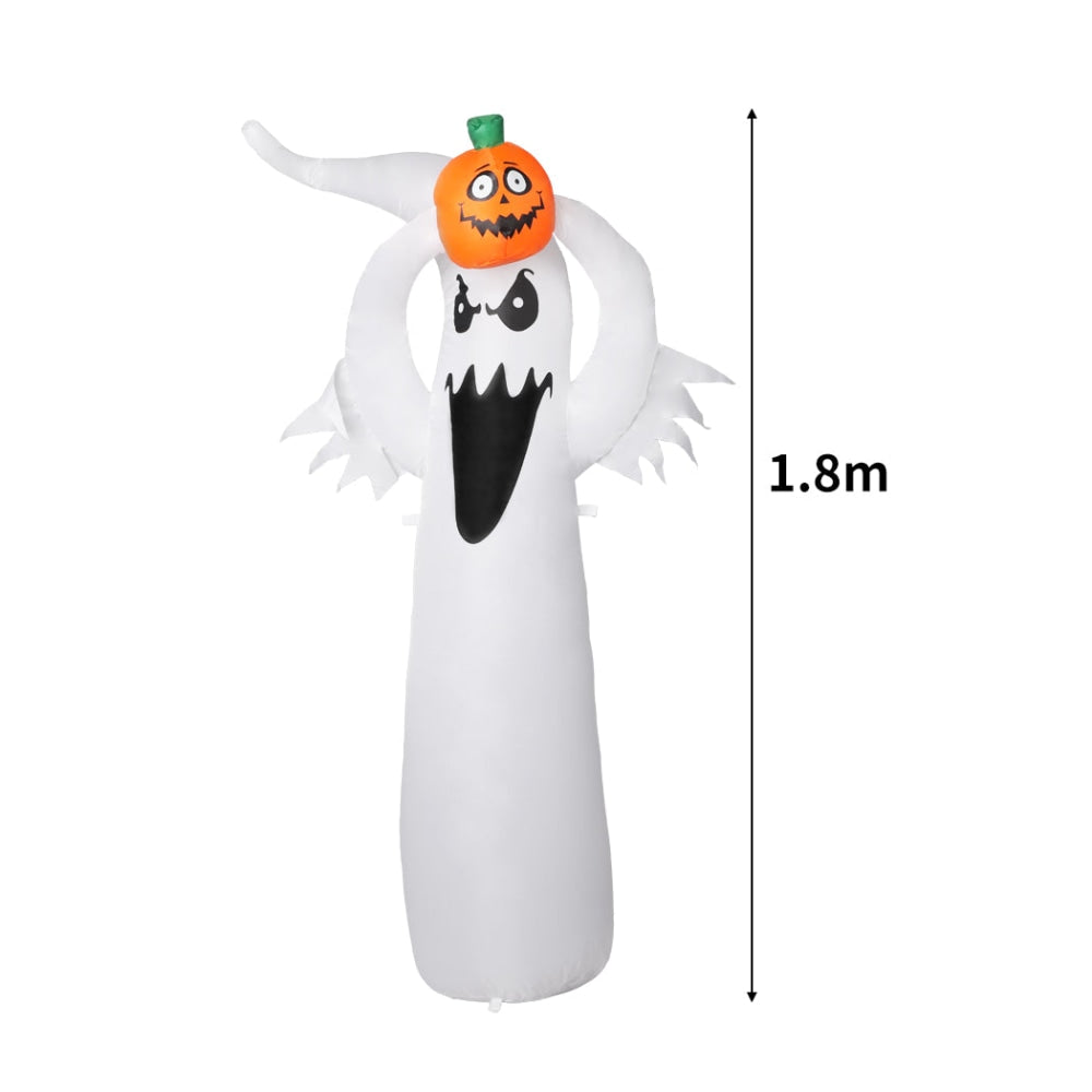 Emitto Halloween Inflatables LED Lights Blow Up Scary Ghost Party Outdoor Decor Fast shipping On sale