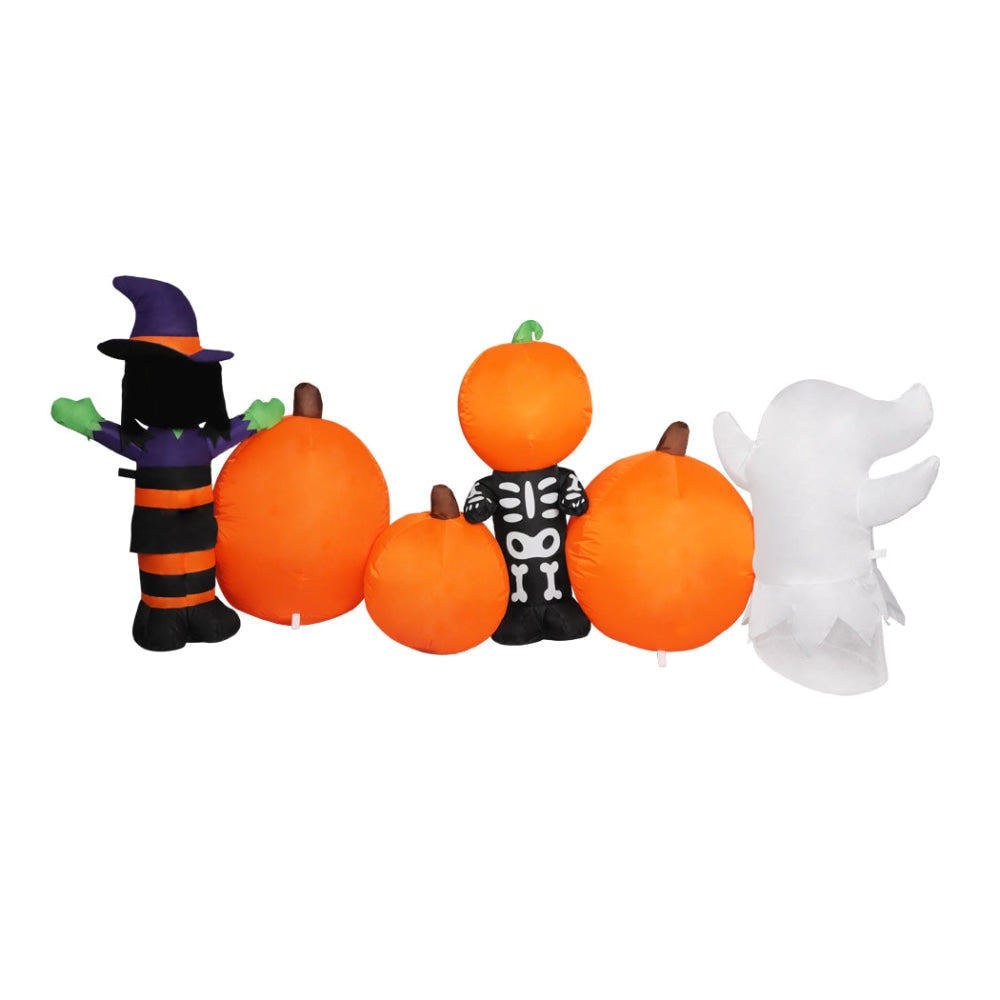 Emitto Halloween Inflatables LED Lights Blow Up Scary Pumpkin Outdoor Yard Decor Fast shipping On sale