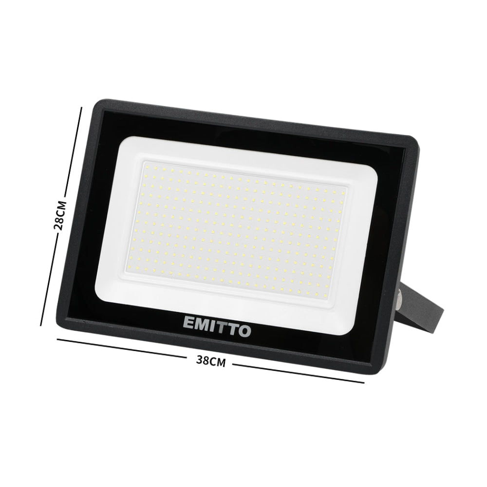Emitto LED Flood Light 200W Outdoor Floodlights Lamp 220V-240V Cool White Ceiling Fast shipping On sale
