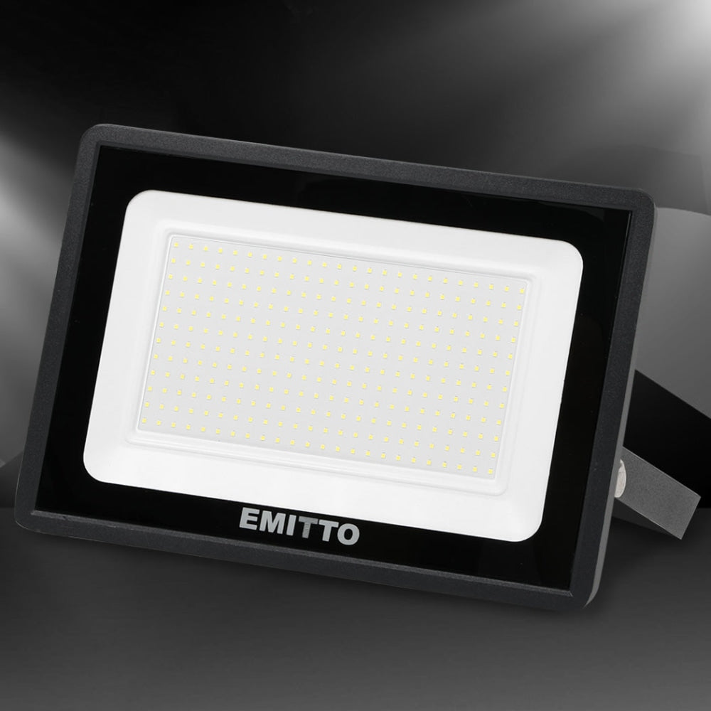 Emitto LED Flood Light 200W Outdoor Floodlights Lamp 220V-240V Cool White Ceiling Fast shipping On sale