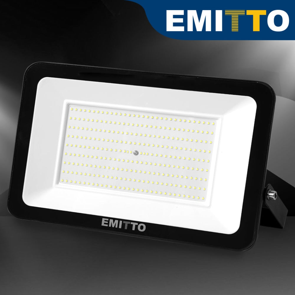 Emitto LED Flood Light 200W Outdoor Floodlights Lamp 220V-240V IP65 Cool White Ceiling Fast shipping On sale