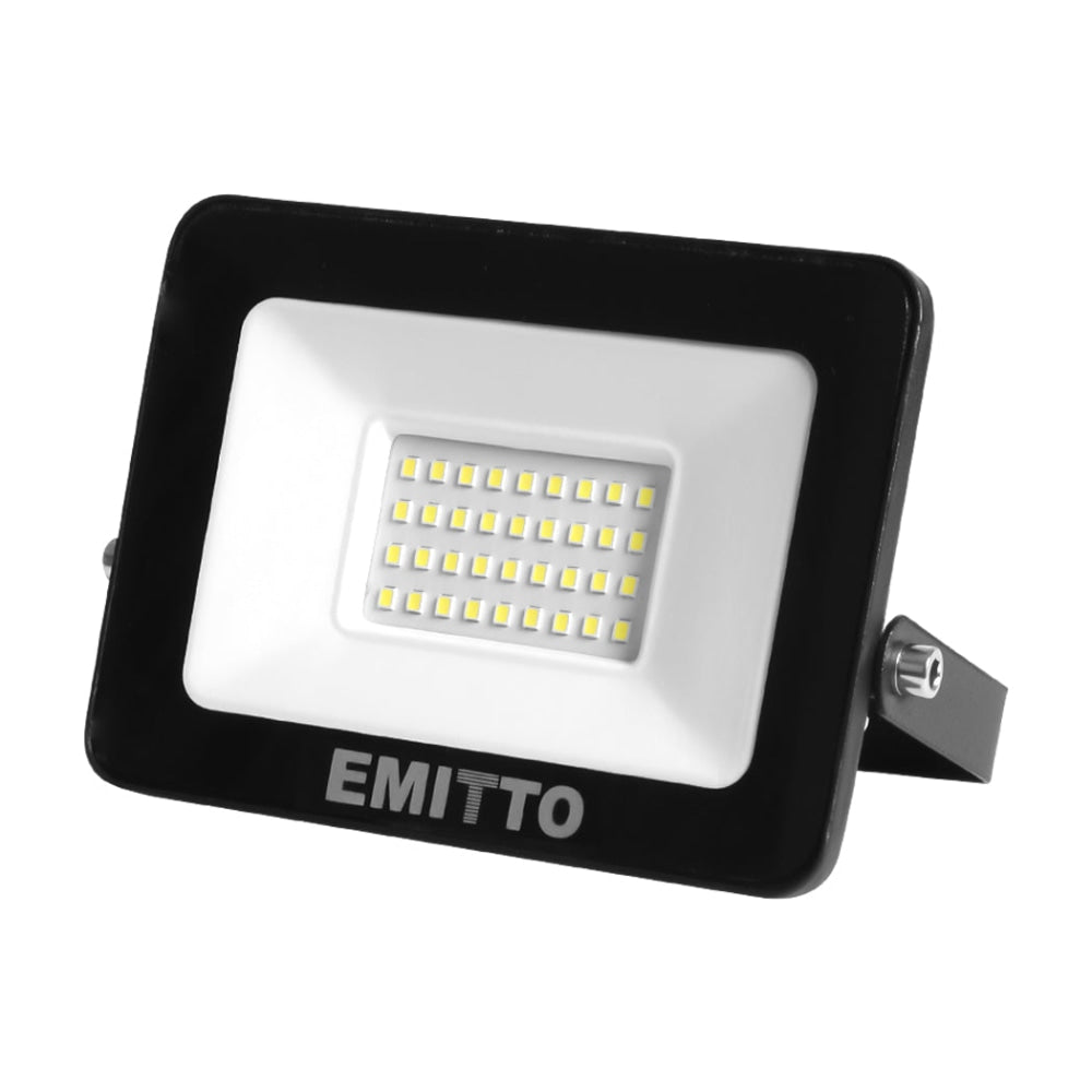 Emitto LED Flood Light 30W Outdoor Floodlights Lamp 220V-240V Cool White 2PCS Ceiling Fast shipping On sale