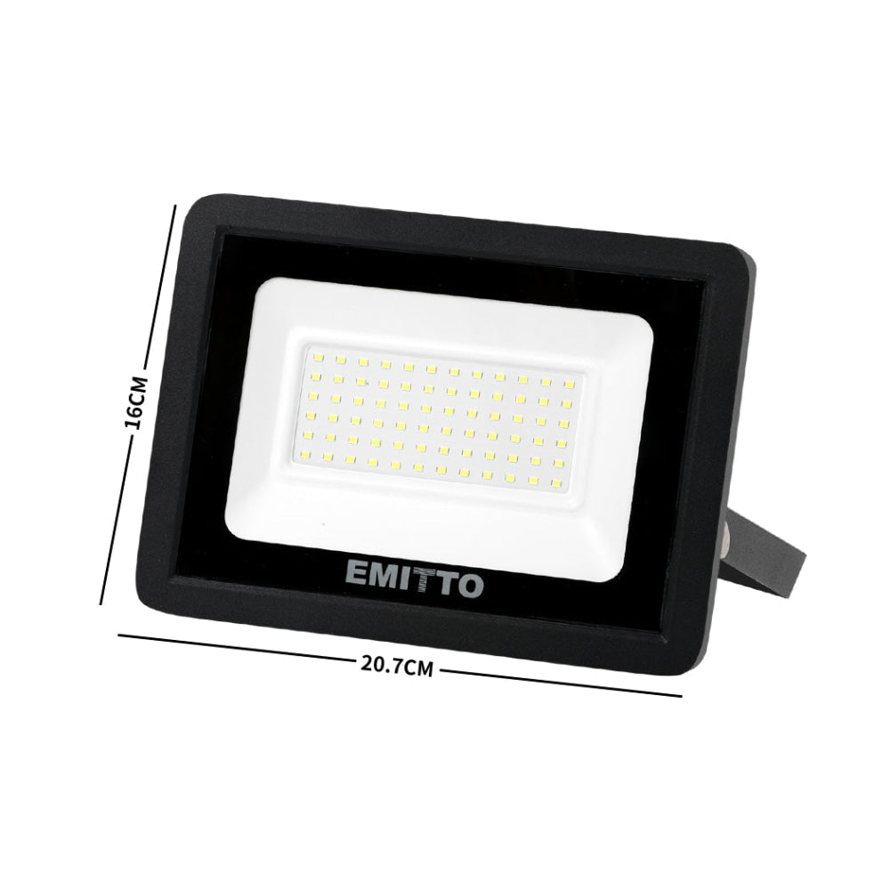 Emitto LED Flood Light 50W Outdoor Floodlights Lamp 220V-240V Cool White Ceiling Fast shipping On sale