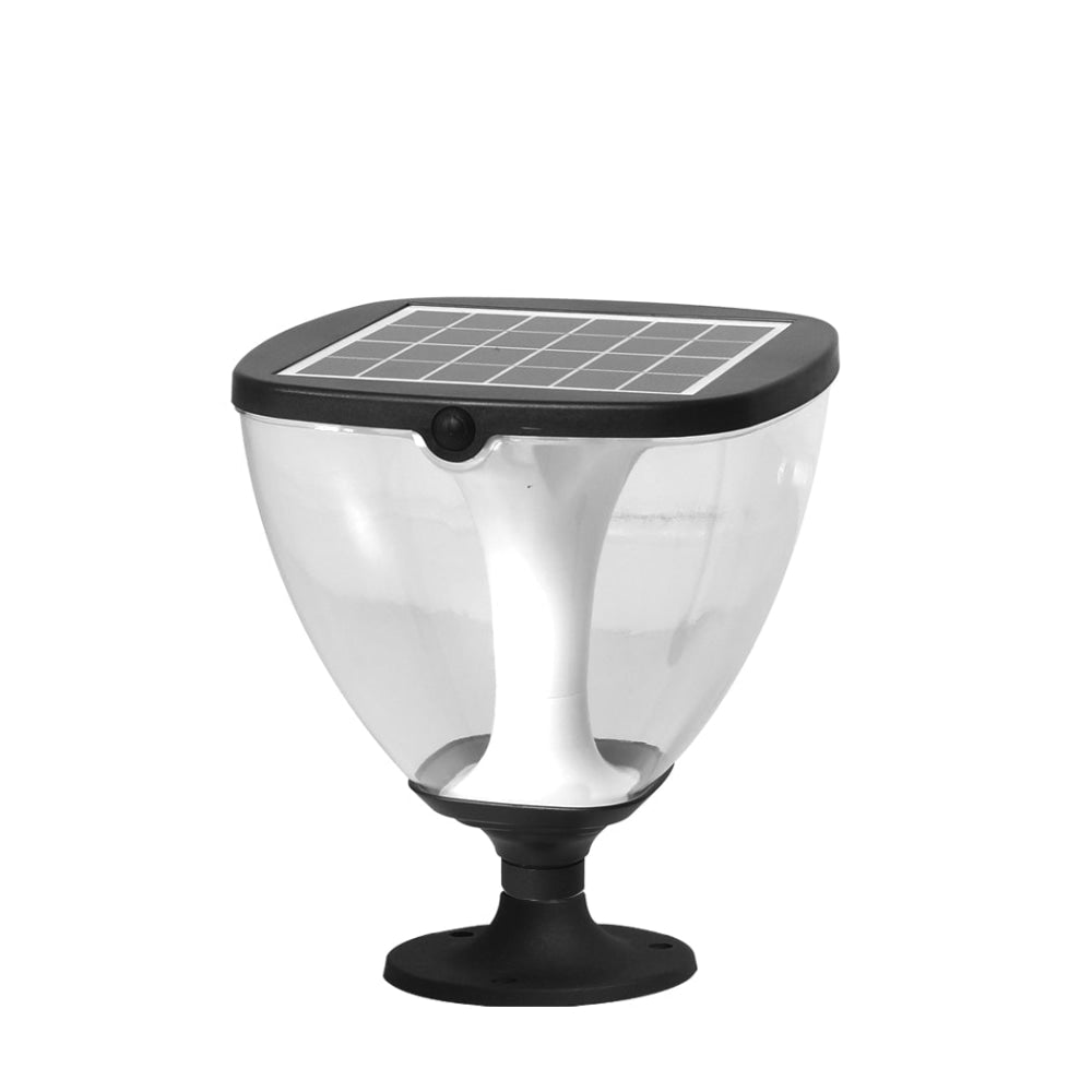 EMITTO LED Solar Powered Pillar Night Light Patio Garden Yard Fence Outdoor Lamp Decor Fast shipping On sale