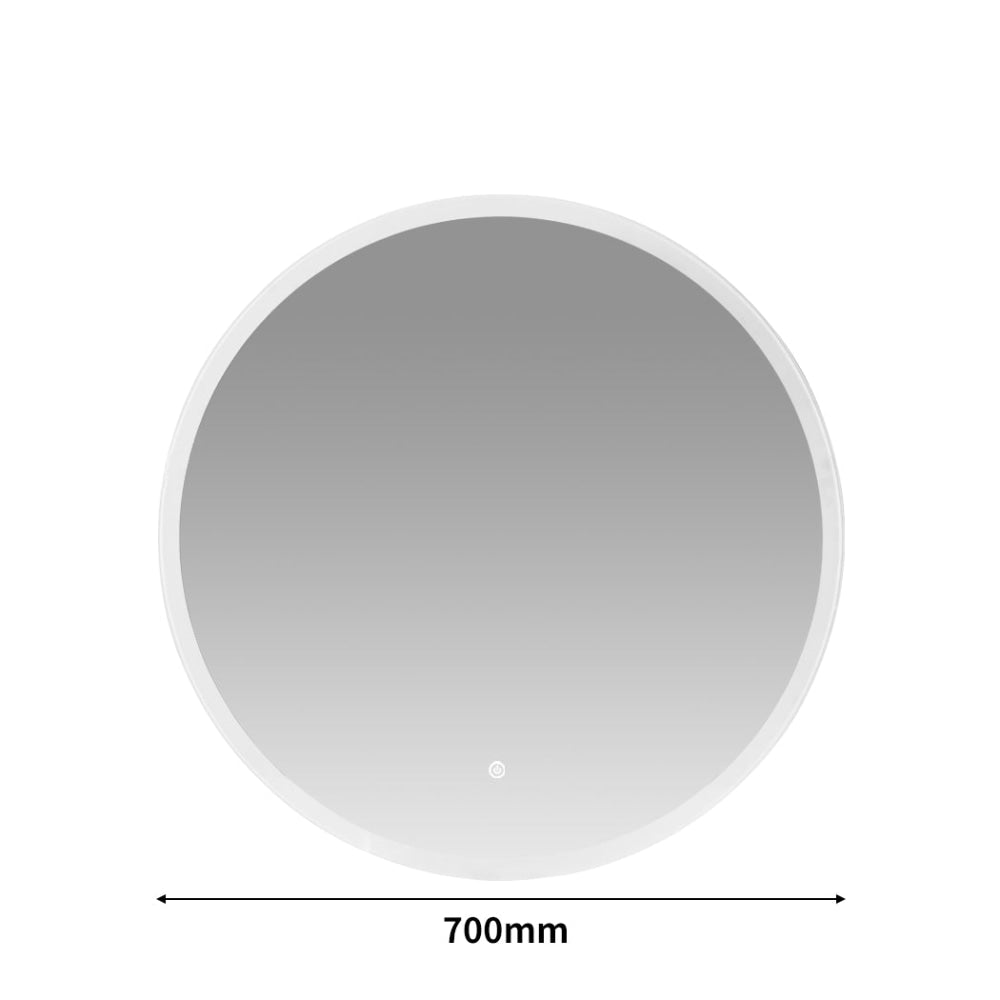EMITTO LED Wall Mirror Round Anti-fog Bathroom Mirrors Makeup Light Decor 70cm Fast shipping On sale