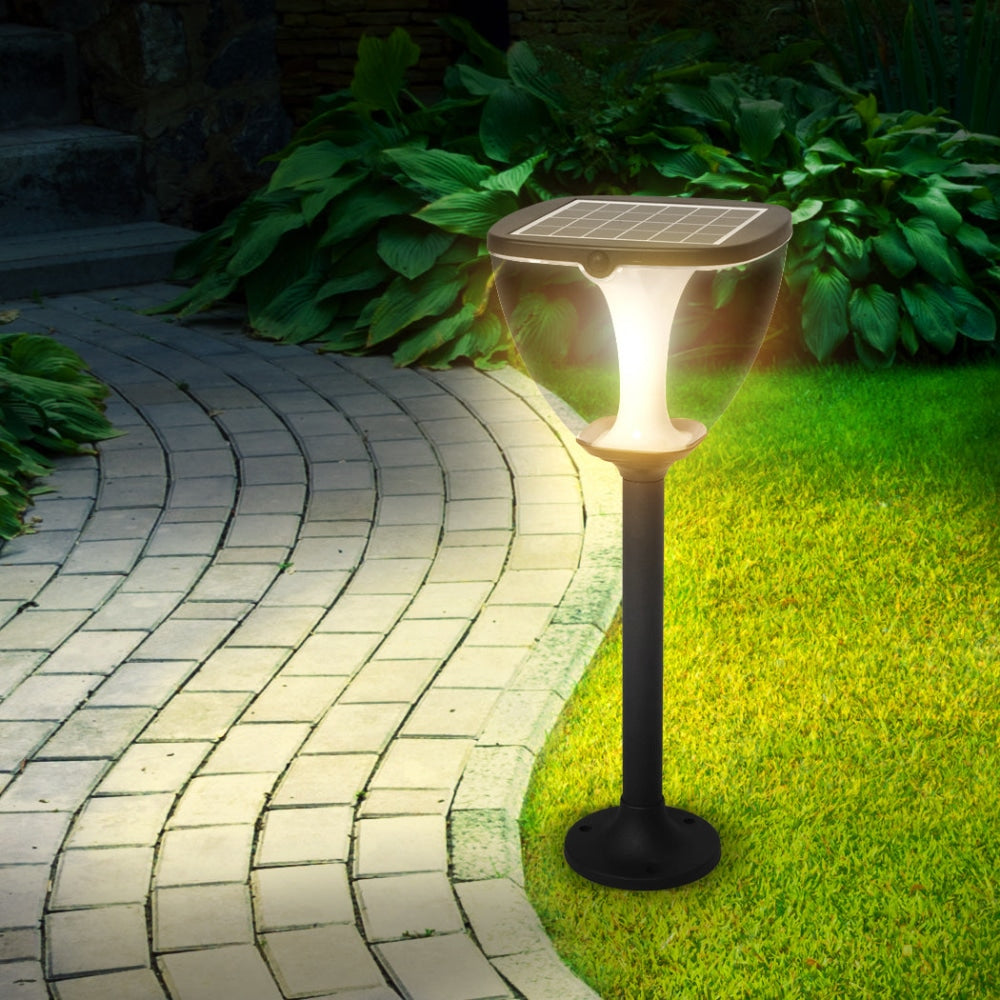 EMITTO Solar Powered LED Ground Garden Lights Path Yard Park Lawn Outdoor 40cm Decor Fast shipping On sale