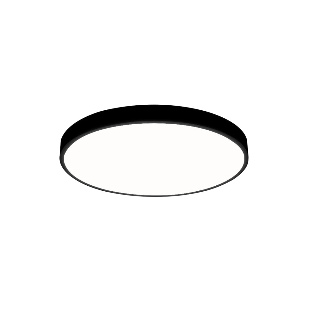 EMITTO Ultra-Thin 5CM LED Ceiling Down Light Surface Mount Living Room Black 30W Fast shipping On sale