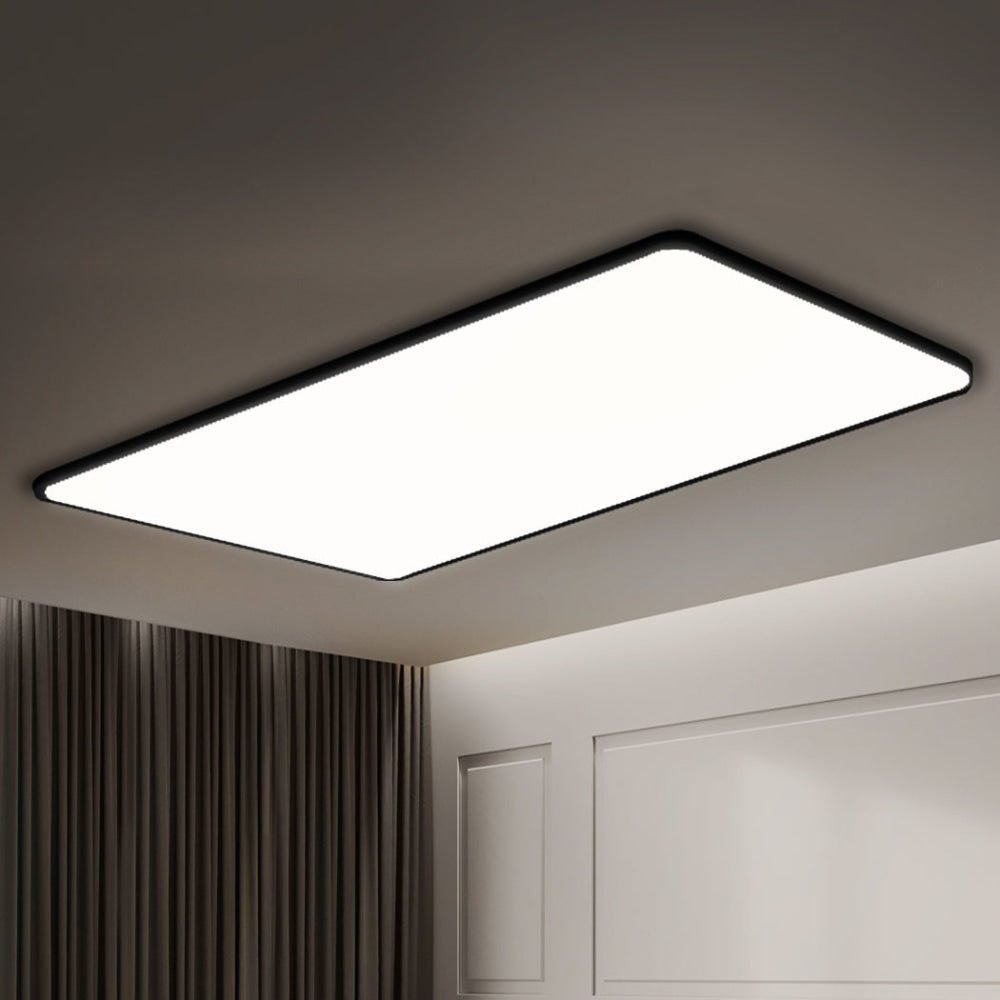 EMITTO Ultra-Thin 5CM LED Ceiling Down Light Surface Mount Living Room Black 45W Fast shipping On sale