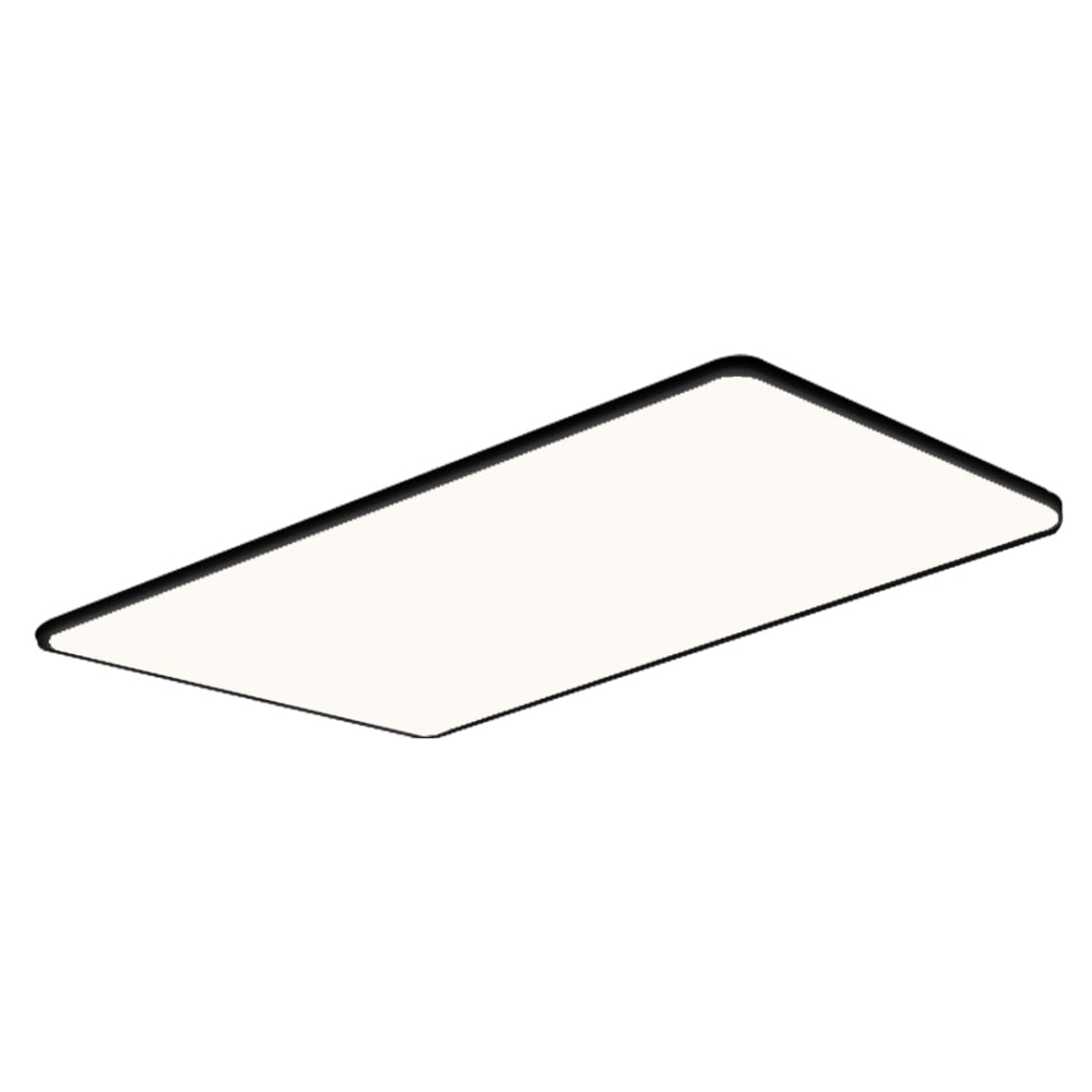 EMITTO Ultra-Thin 5CM LED Ceiling Down Light Surface Mount Living Room Black 96W Fast shipping On sale