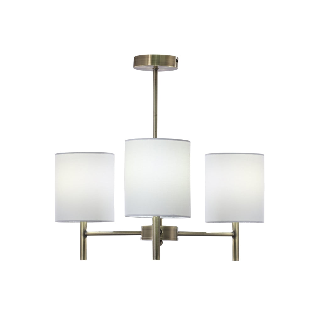 Emrys Modern Ceiling Light Lamp Antique Brass Grey Shade Fast shipping On sale