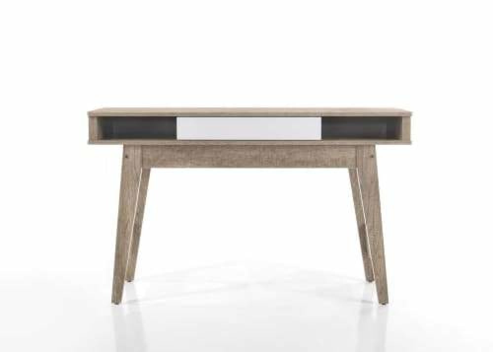 Endo Hall Console Table - Natural / White Fast shipping On sale
