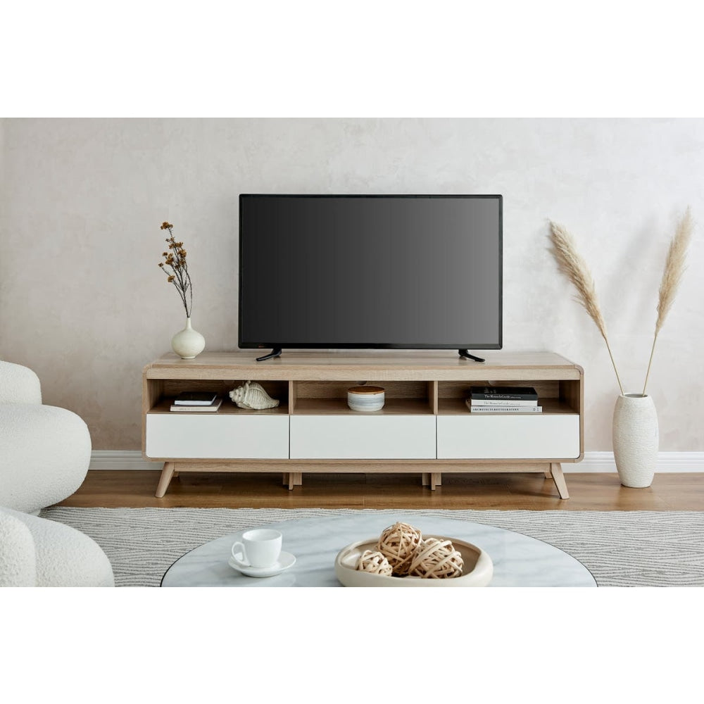 Entertainment Unit TV Stand - White Fast shipping On sale