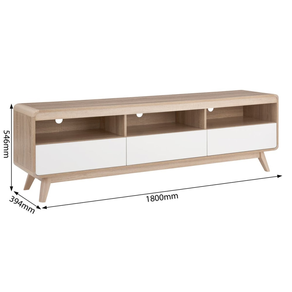 Entertainment Unit TV Stand - White Fast shipping On sale