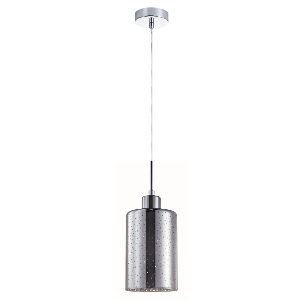 ESPEJO Pendant Lamp Light Interior ES 72W Chrome Glass Dotted Effect OD120mm x H180mm Fast shipping On sale