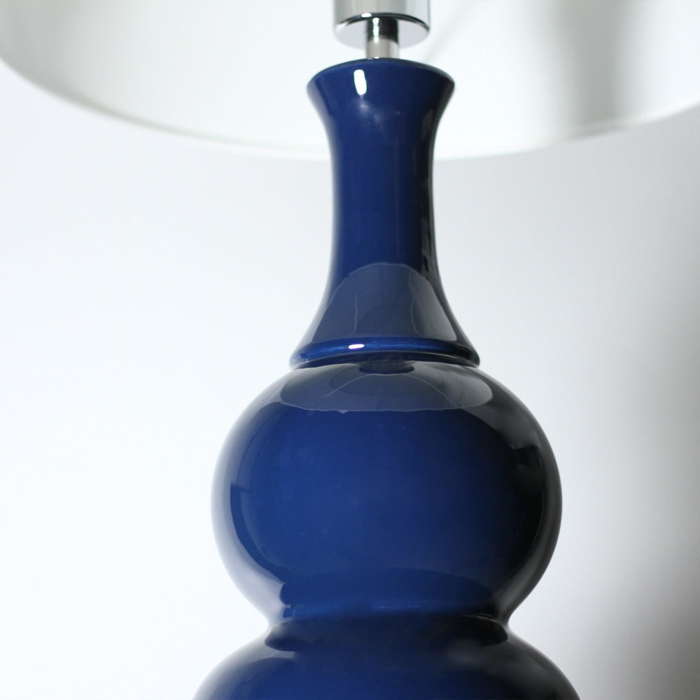 Estelle Classic Poittery Wheel Ceramic Table Lamp Light Blue Fast shipping On sale