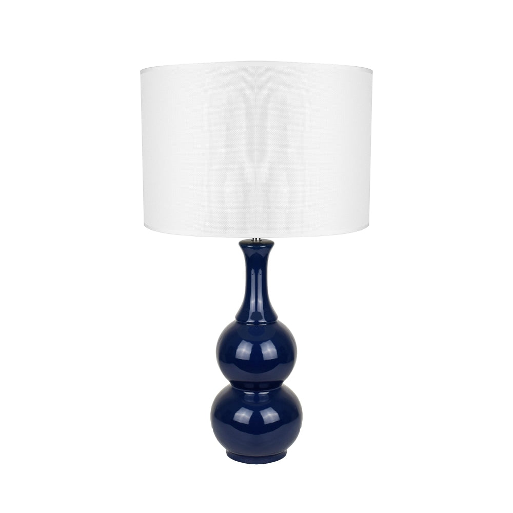 Estelle Classic Poittery Wheel Ceramic Table Lamp Light Blue Fast shipping On sale