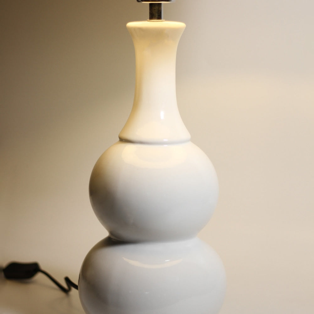 Estelle Classic Poittery Wheel Ceramic Table Lamp Light White Fast shipping On sale
