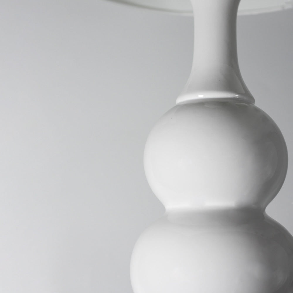 Estelle Classic Poittery Wheel Ceramic Table Lamp Light White Fast shipping On sale