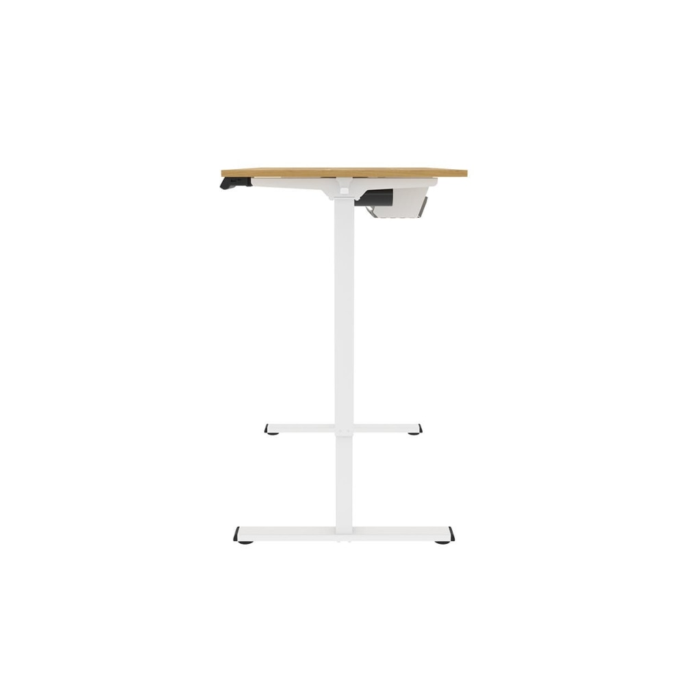 ET150 Series Standing Computer Work Task Study Office Desk W/ USB Port - Natural/White Natural Fast shipping On sale