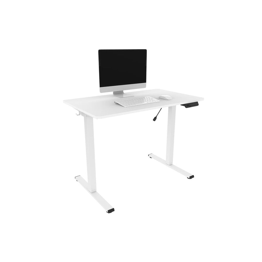 ET150 Series Standing Computer Work Task Study Office Desk W/ USB Port - White/White White Fast shipping On sale