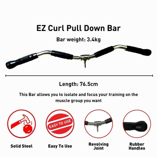 EZ Curl Pull Down Bar Sports & Fitness Fast shipping On sale