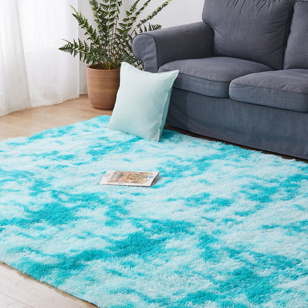 Floor Rug Shaggy Rugs Soft Large Carpet Area Tie-dyed Maldives 120x160cm Fast shipping On sale
