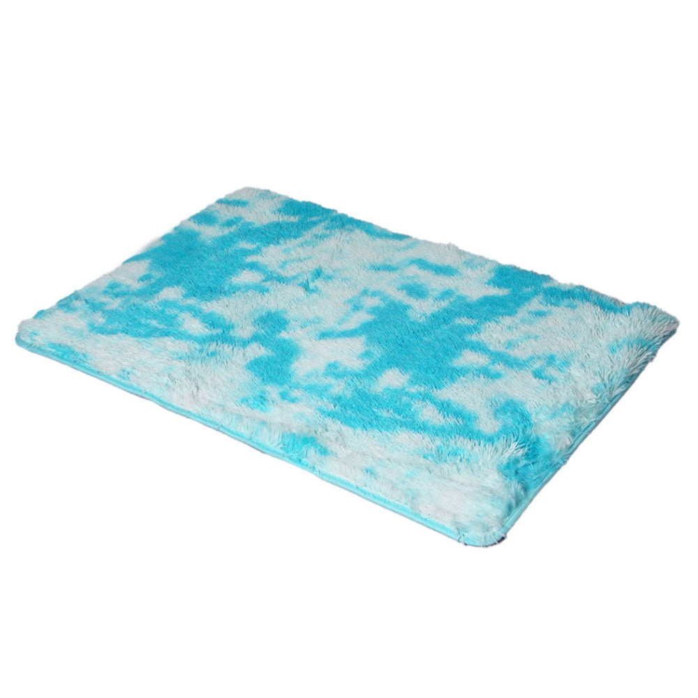Floor Rug Shaggy Rugs Soft Large Carpet Area Tie-dyed Maldives 140x200cm Fast shipping On sale