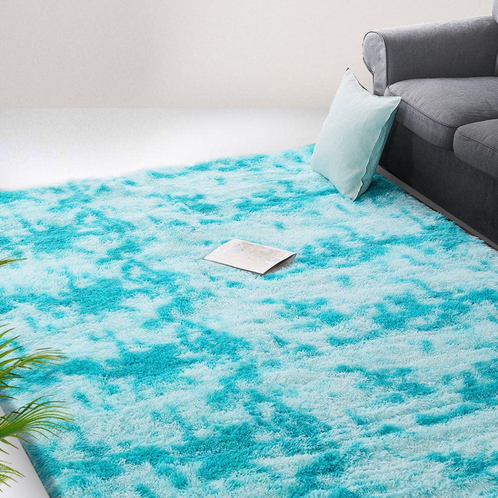 Floor Rug Shaggy Rugs Soft Large Carpet Area Tie-dyed Maldives 160x230cm Fast shipping On sale