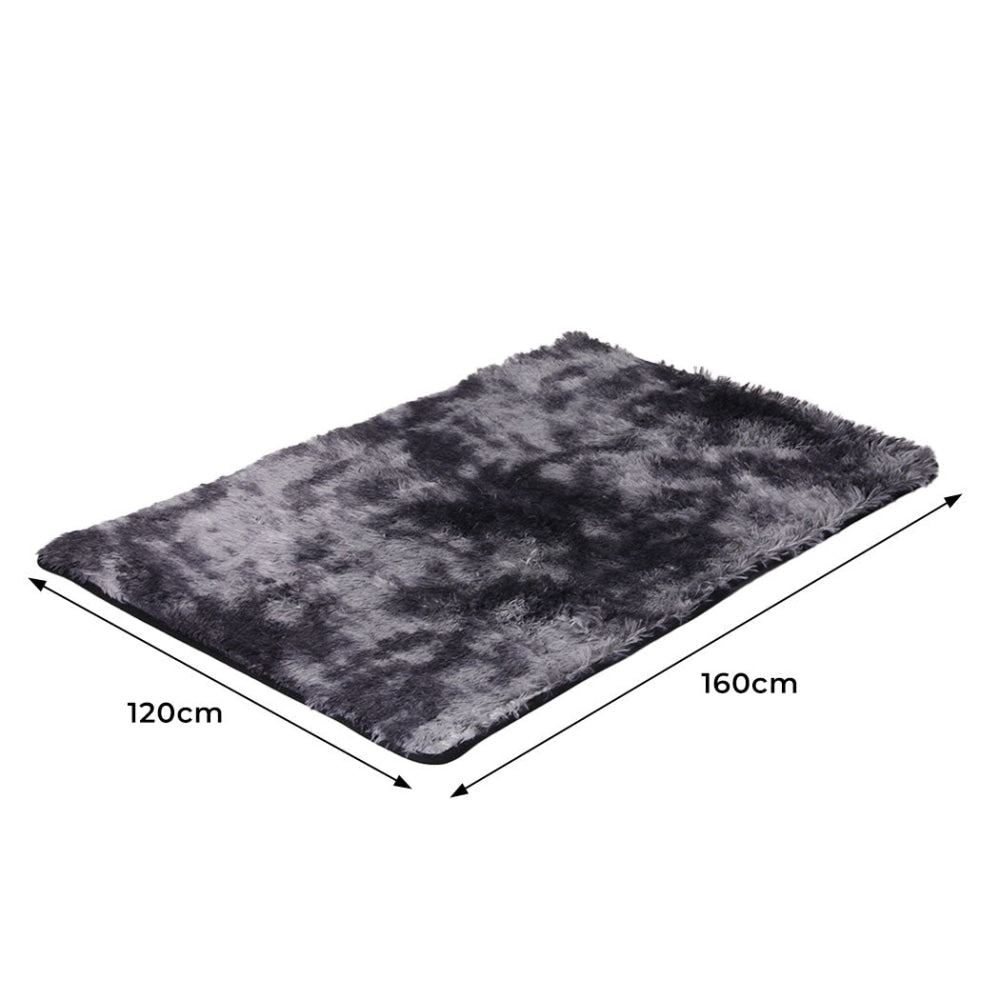 Floor Rug Shaggy Rugs Soft Large Carpet Area Tie-dyed Midnight City 120x160cm Fast shipping On sale