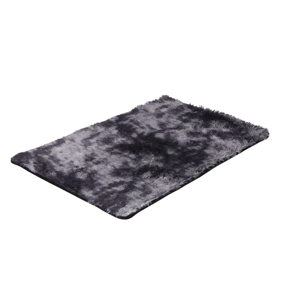 Floor Rug Shaggy Rugs Soft Large Carpet Area Tie-dyed Midnight City 140x200cm Fast shipping On sale