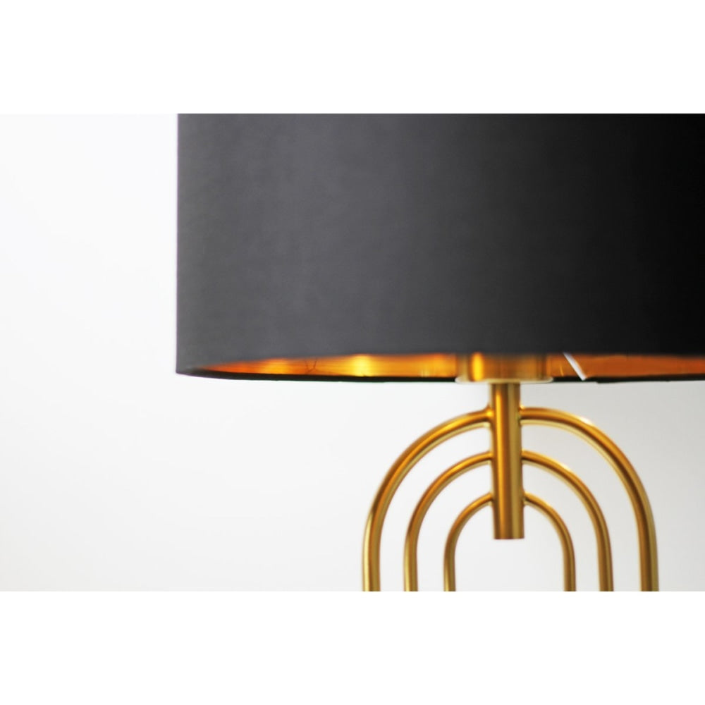 Flora Modern Elegant Table Lamp Desk Light - Black Fast shipping On sale