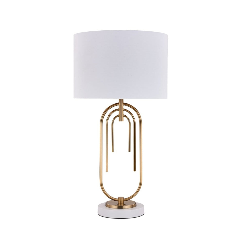 Flora Modern Elegant Table Lamp Desk Light - White Fast shipping On sale