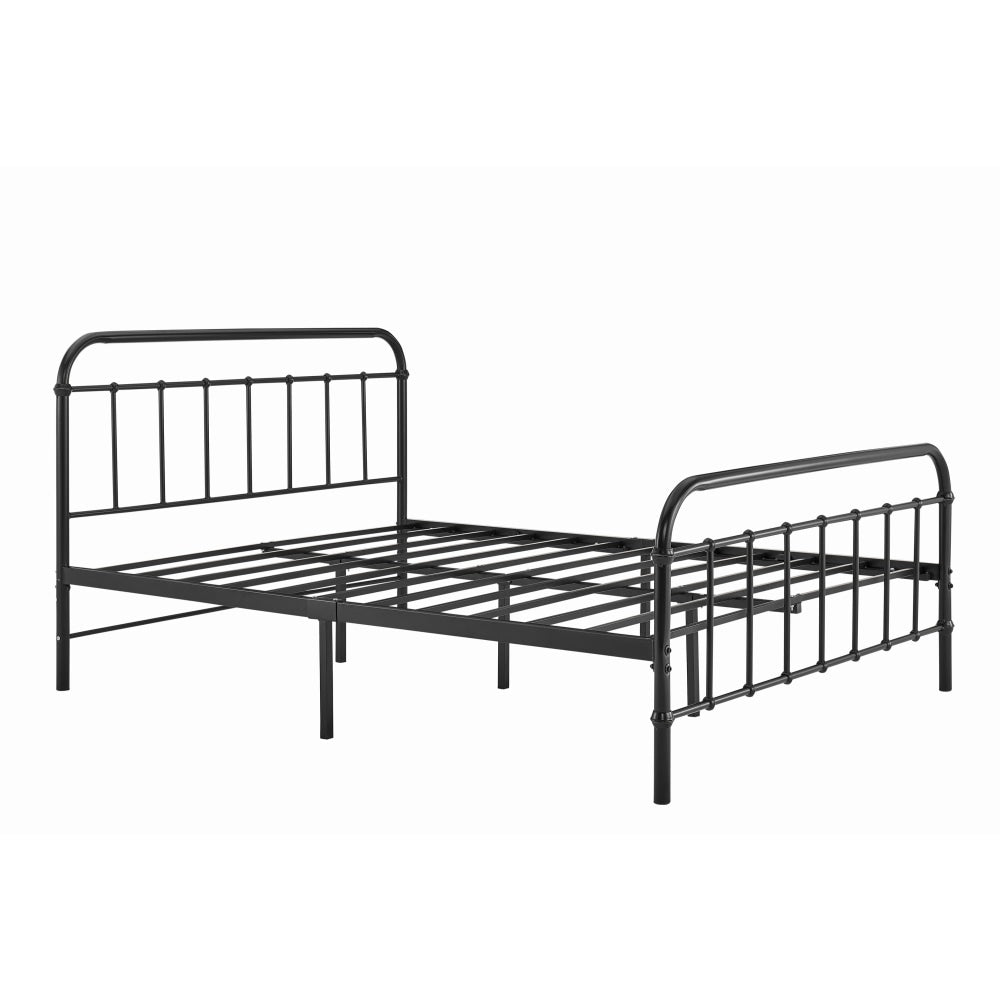 Florence Metal Bed Frame - Black Double / Fast shipping On sale