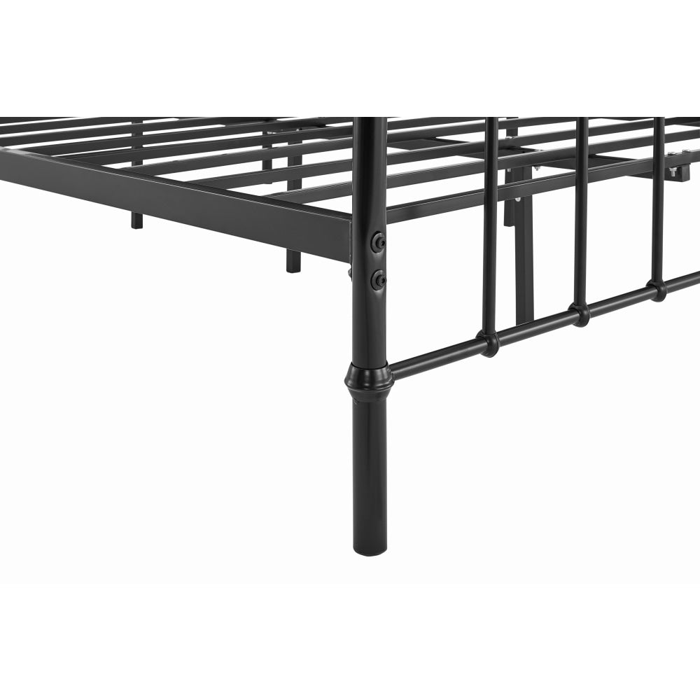 Florence Metal Bed Frame - Black Double / Fast shipping On sale