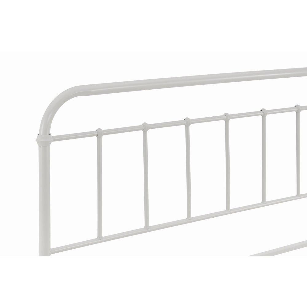 Florence Metal Bed Frame - White King / Fast shipping On sale