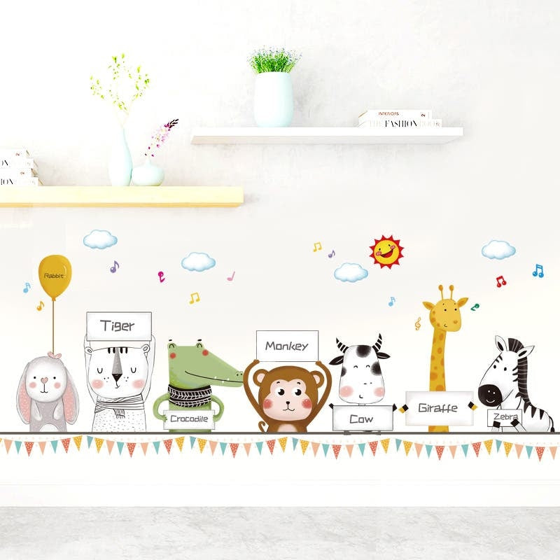 Forest Animal Wall Sticker Decoration Decor Fast shipping On sale