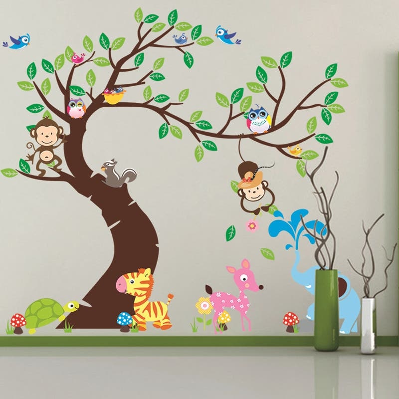 Forest Friends Wall Sticker Decoration Decor Fast shipping On sale
