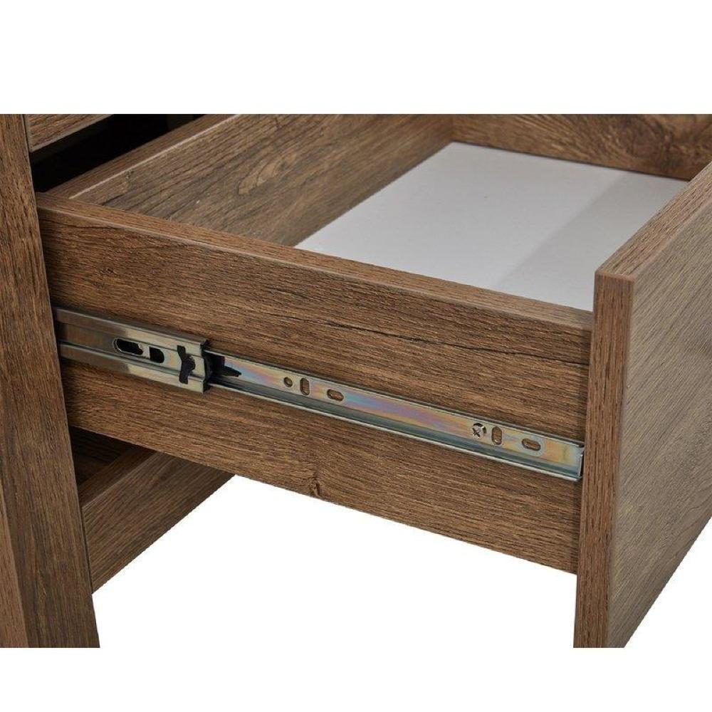Modern Wooden BedSide Side Table Nightstand - Dark Oak Bedside Fast shipping On sale