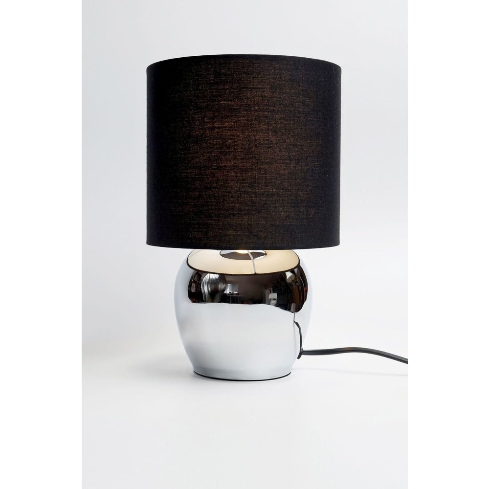 Freya Touch Table Desk Lamp Chrome Base - Black Shade Fast shipping On sale
