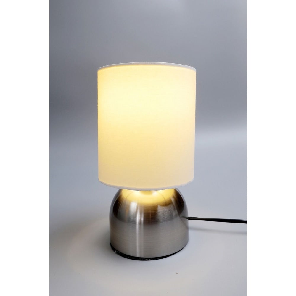 Freya Touch Table Desk Lamp Chrome Base - White Shade Fast shipping On sale