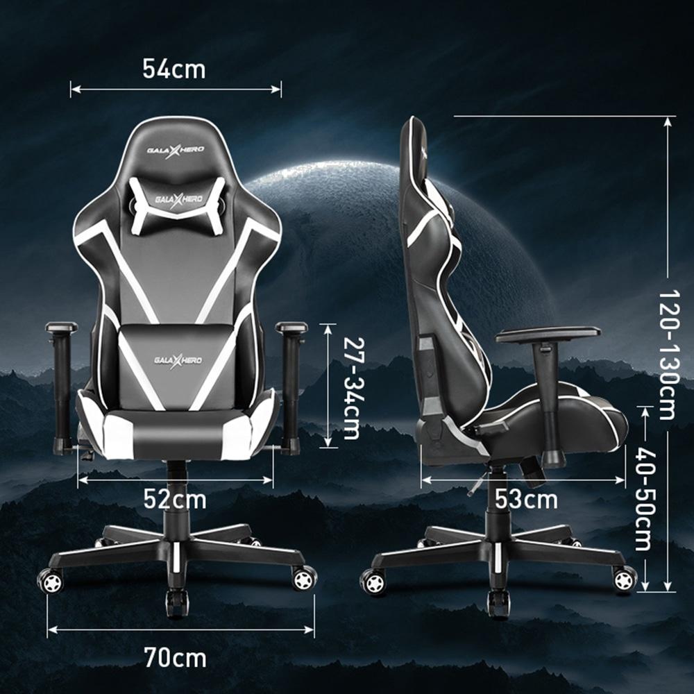 Galaxy Hero Ergonomic Gaming Racing Office Computer Chair - Red Fast shipping On sale