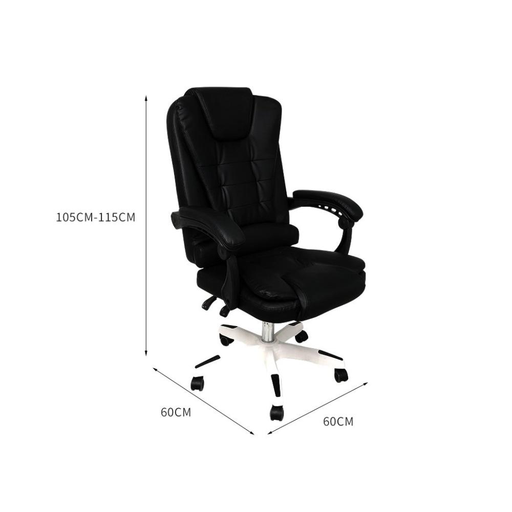 Gaming Chair Office Computer Seat Racing PU Leather Executive Racer Recliner Black Fast shipping On sale