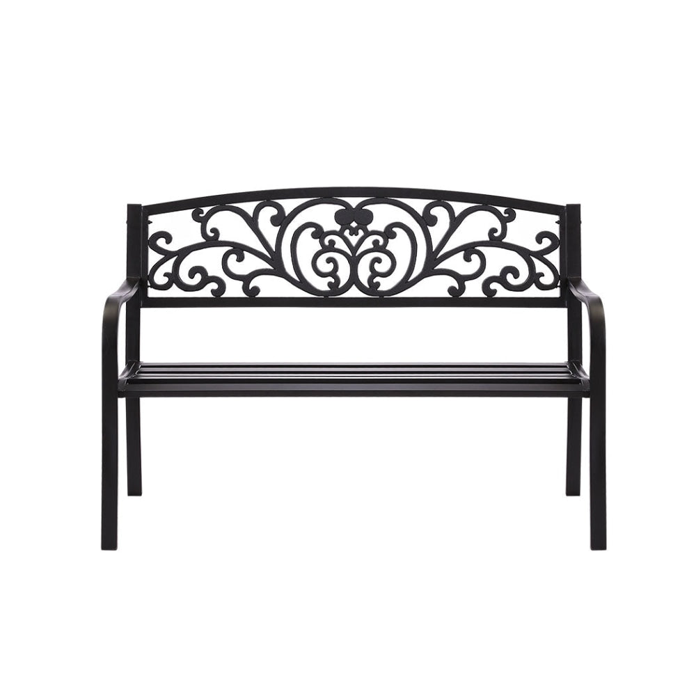 Garden Bench Seat Outdoor Furniture Patio Cast Iron Benches Seats Lounge Chair Fast shipping On sale